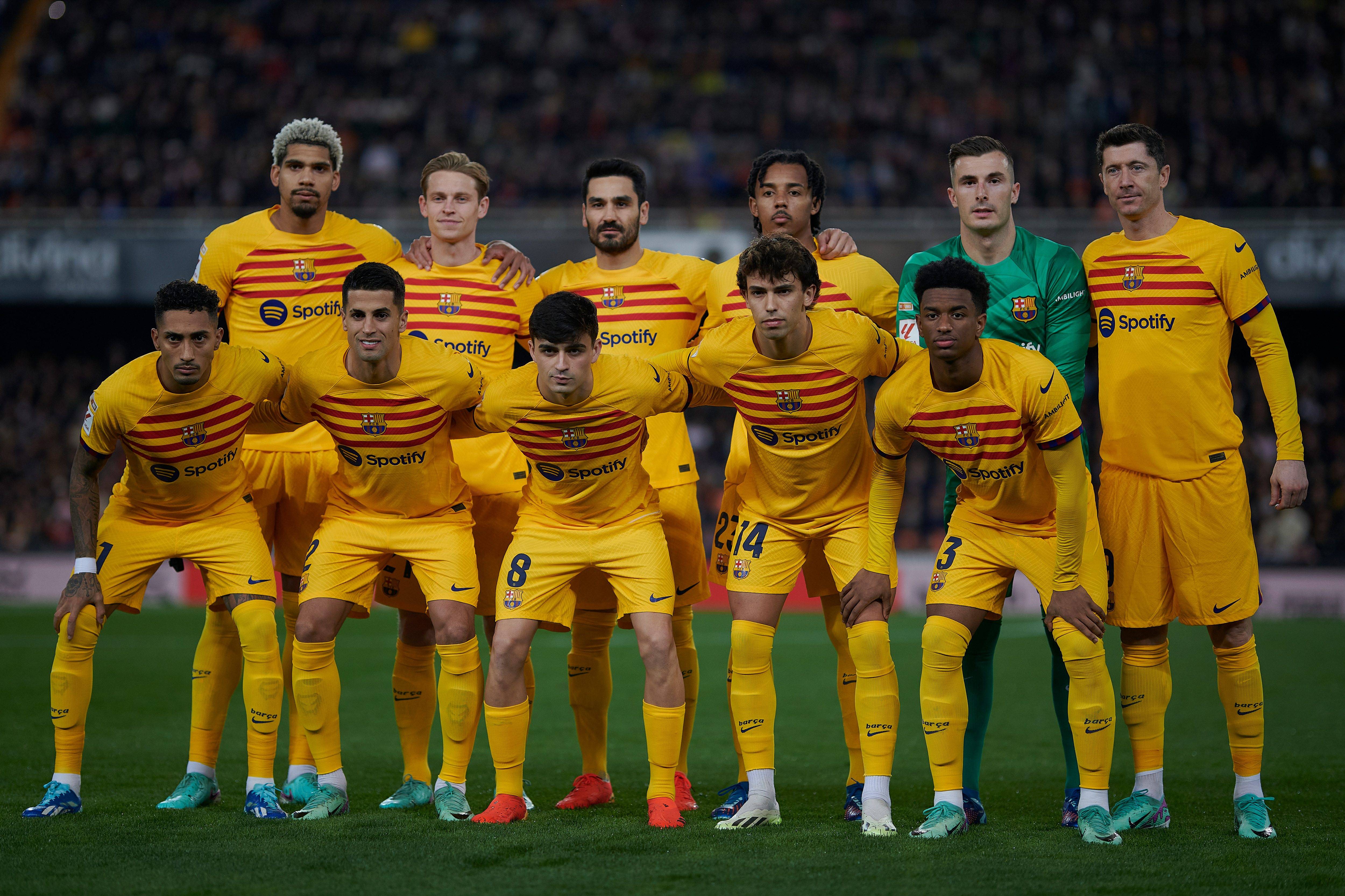 实力对比：巴伦西亚对巴塞罗那